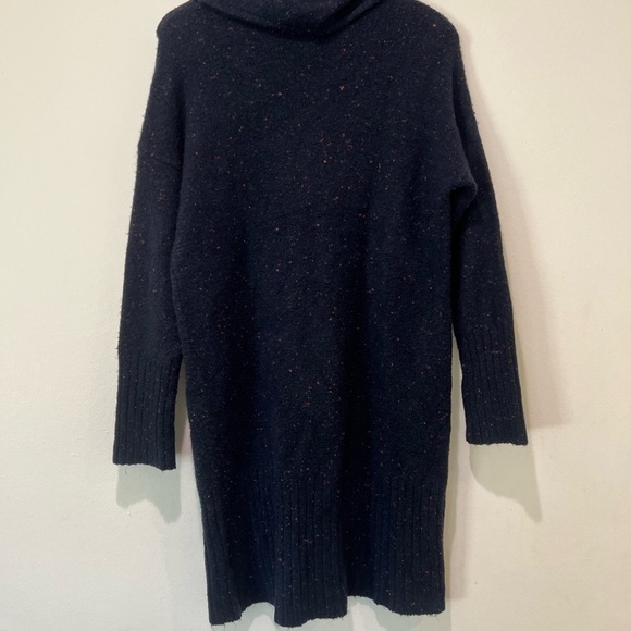 Liz Claiborne Navy Speckled Donegal Cowl Neck
Sweater Dress Size Large - Picture 8 of 8